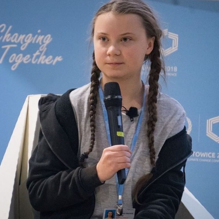 Greta Thunberg - leading with words and actions - SPEAK THE RAINBOW